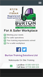 Mobile Screenshot of burtontrainingsolutions.com